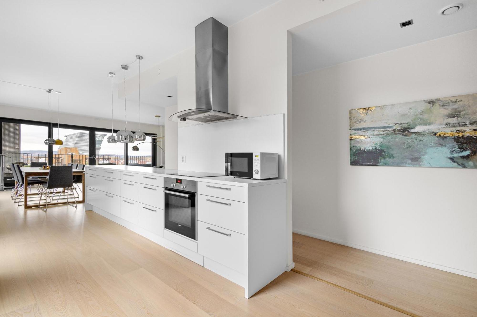 Spacious Modern 3Br Apartment At Central Oslo Barcode Exterior photo